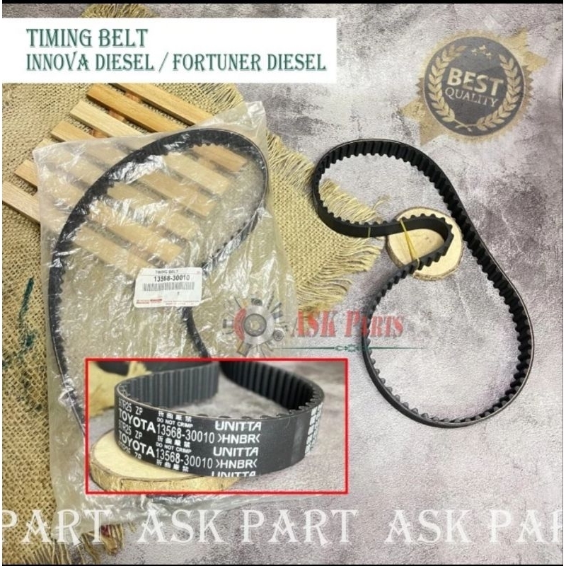 Timing BELT Fan BELT TOYOTA INNOVA INOVA HILUX FORTUNER DIESEL 1KD 2KD Shopee Philippines