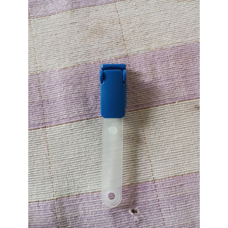 Bank employee plastic blue shell id card name tag clamp | Shopee ...
