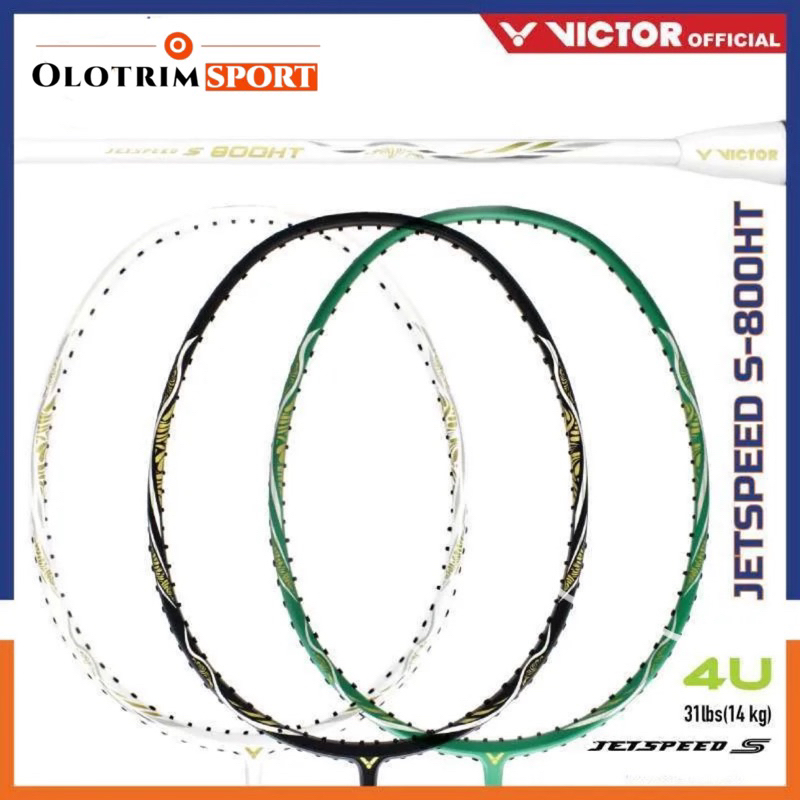 Victor JETSPEED S 800 HT 31lbs Jet Speed JS 800HT Badminton Racket