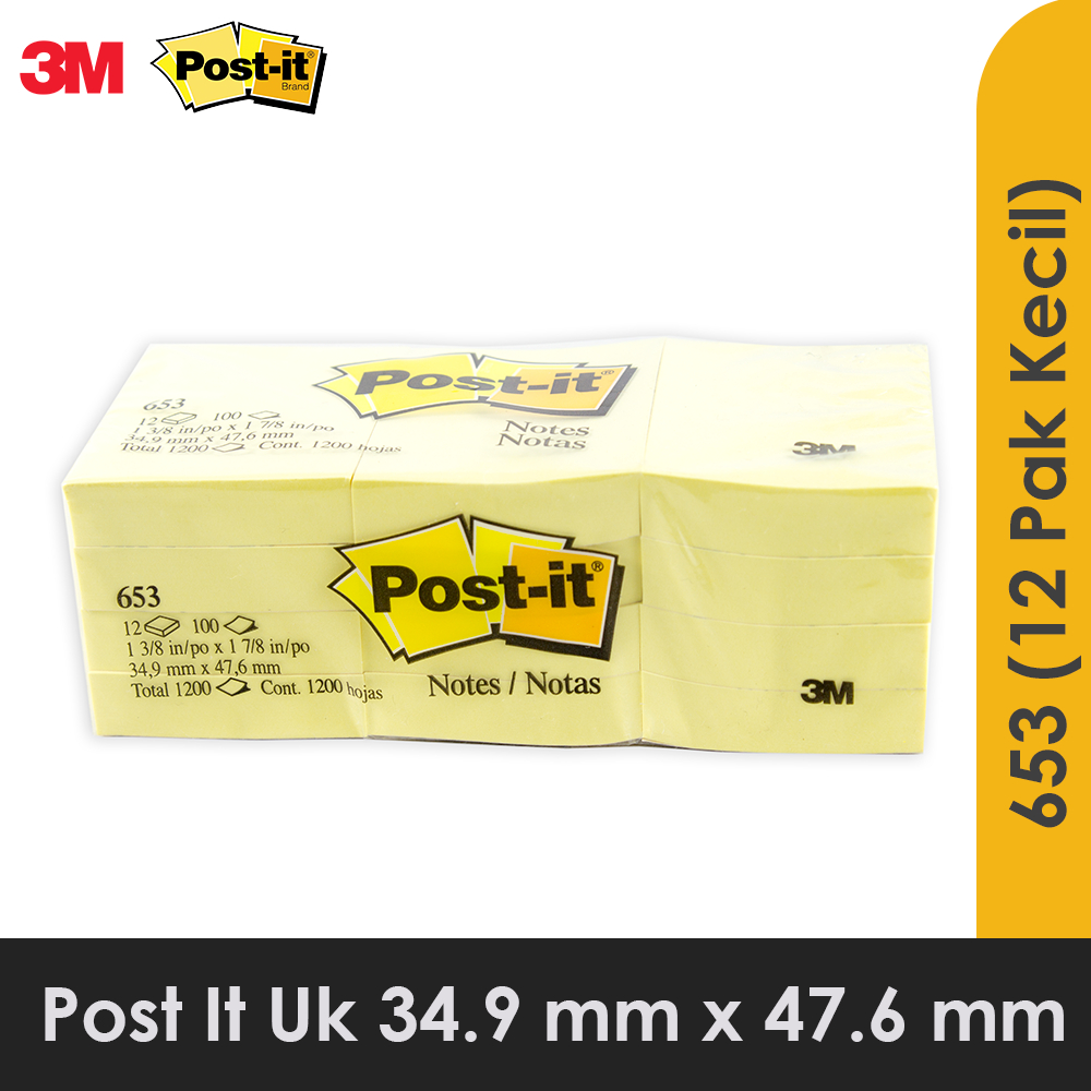 Tokiko Post It Memo3m 653 (1 pack) | Shopee Philippines