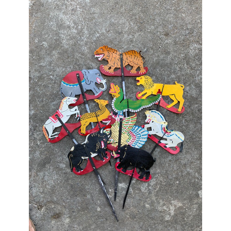 Puppet Genuine Leather Size 30cm Animal Series (10Pcs Package) | Shopee ...