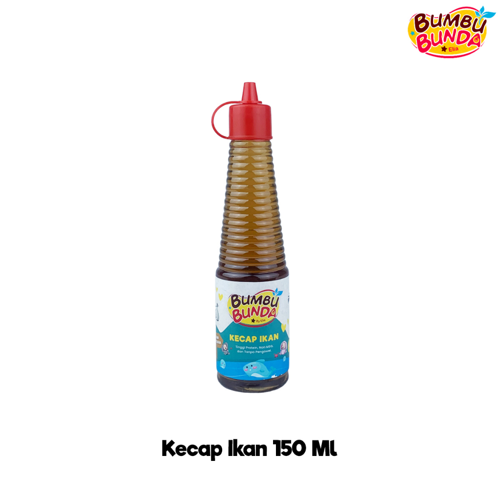 Seasoning Bunda Elia Fish Soy Sauce 140ml Non MSG/Soy Sauce/Halal Fish
