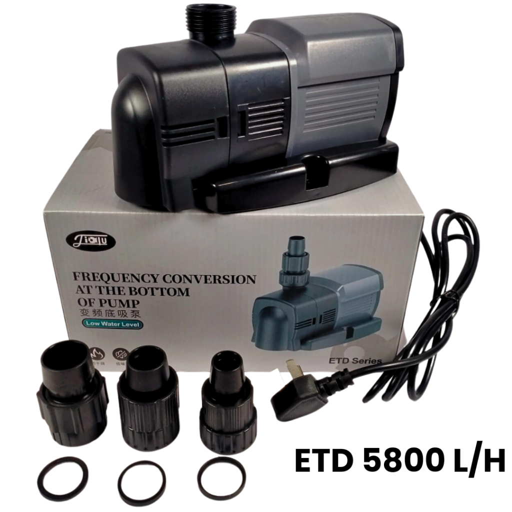 MESIN Koi Pond Submersible Pump ETD 5800 Pond Filter Pump 38watt