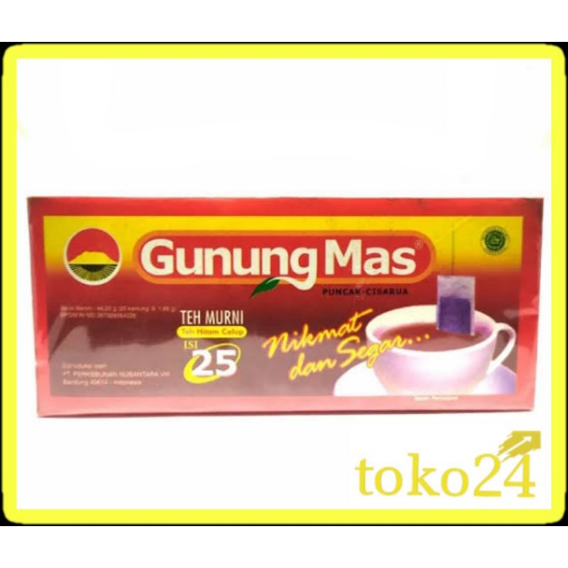 Gunung Mas Tea Bags 25's | Shopee Philippines