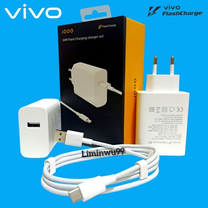 Charger Casan VIVO V25 V25e V27 V27e X50 X60 X70 PRO 66W Original TYPE ...