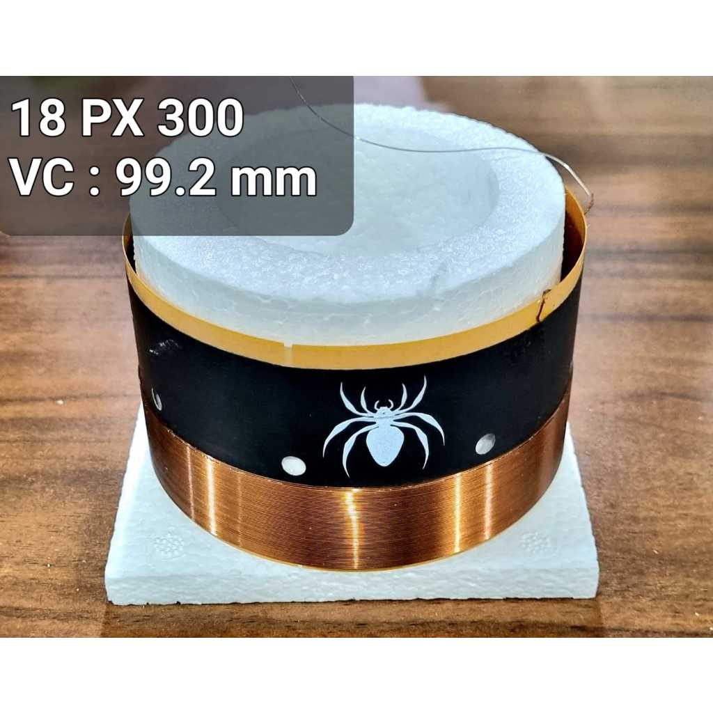 Spull Black Spider BS 18 PX 300 / Voice Coil 99.2mm/ Spool Speaker 18 ...