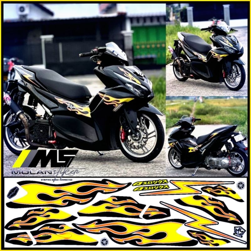 Decal Sticker Striping Variation Aerox New Api All New Aerox 155 ...