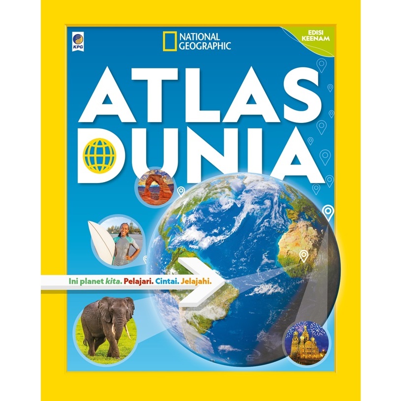 Gramedia - National Geographic World Atlas National Geographic | Shopee ...