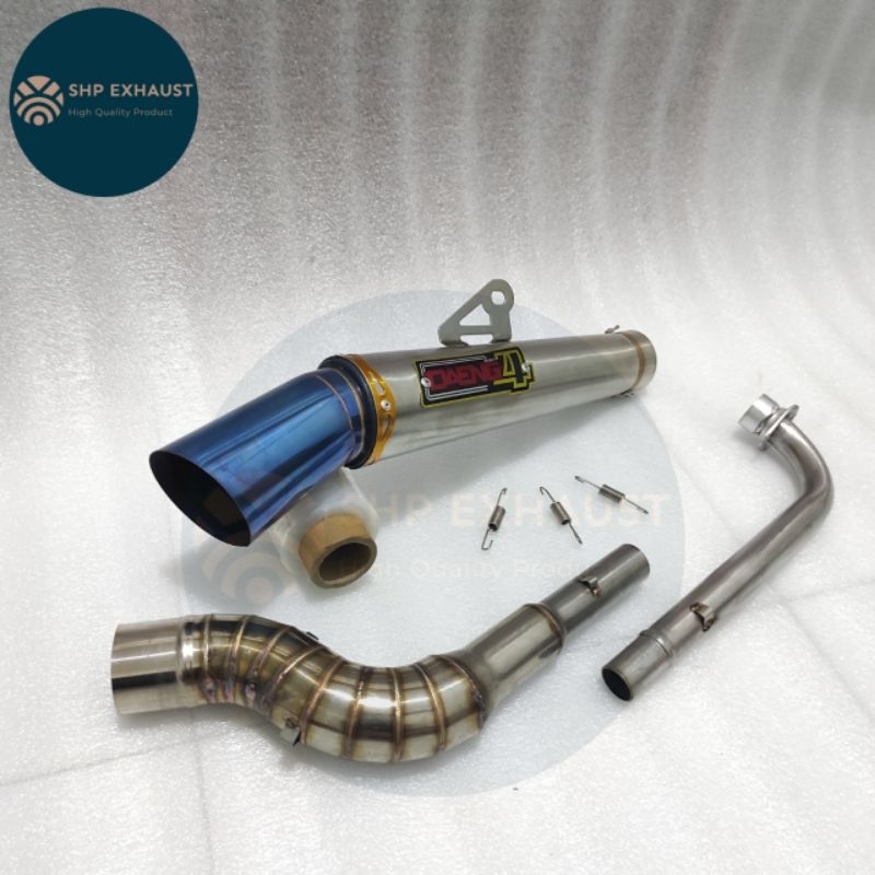 Daeng Sai4 conical open specs exhaust Pipe Xrm 125 Fury 125 Rusi Tc 100