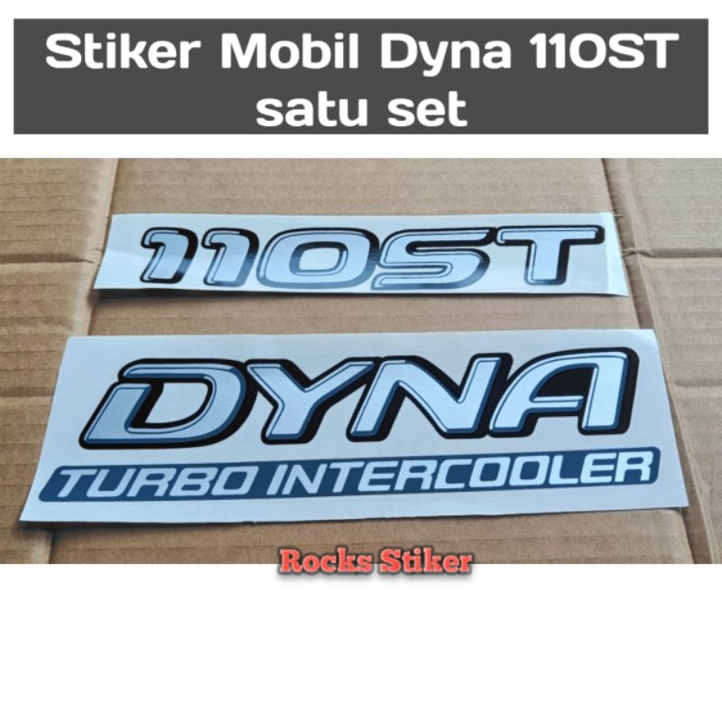 Dyna Turbo Intercooler 110 ST Stickers one set Dyna Turbo Intercooler ...