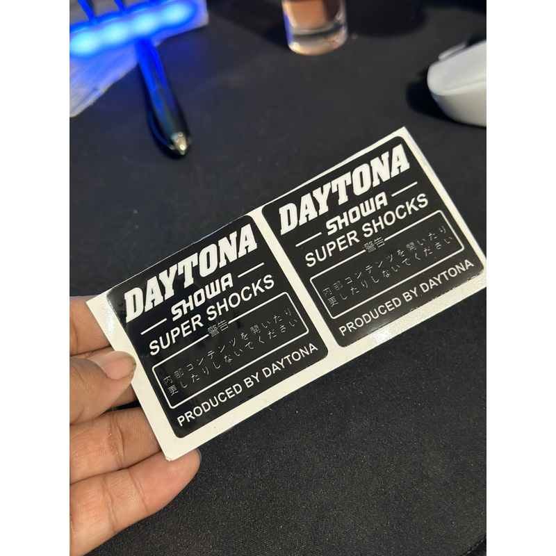 Daytona SHOWA SUPER SHOCKS Sticker Shopee Philippines