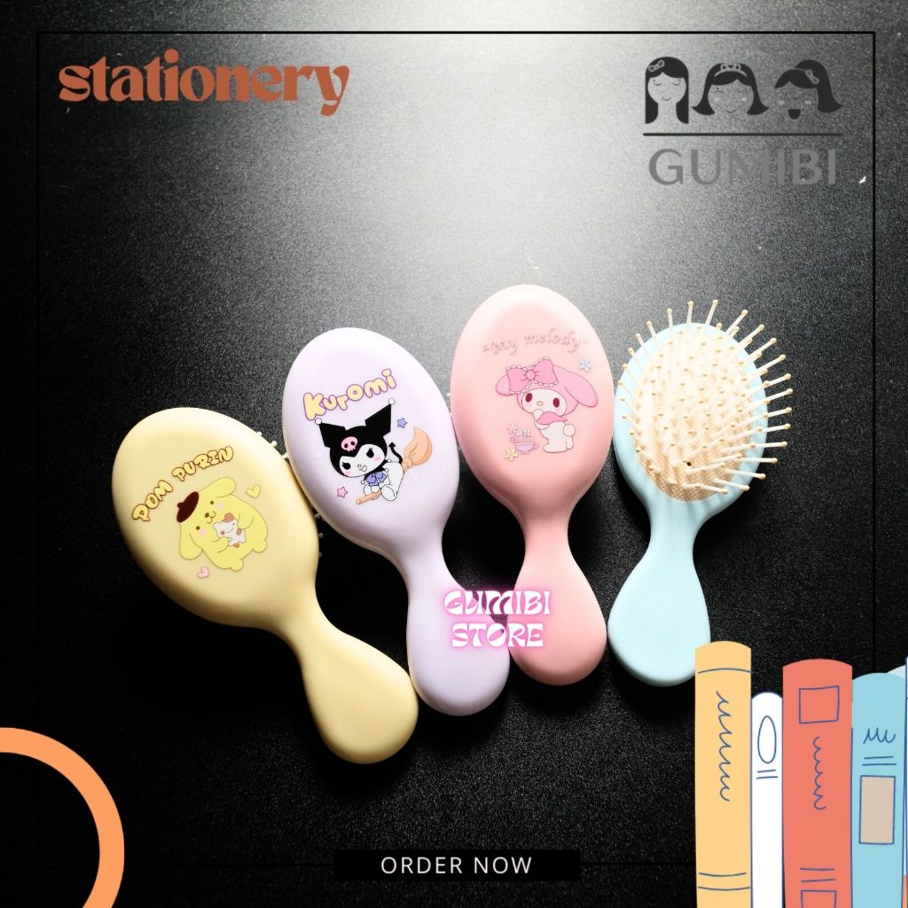 Sanrio HAIR BRUSH SANRIO WET BRUSH SANRIO KUROMI CINNAMOROL Comb