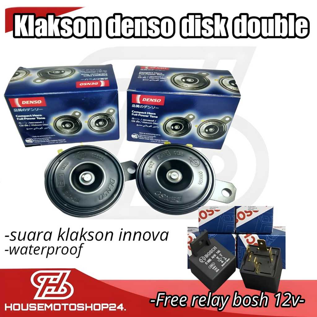 Denso COMPACT Disc Horn SET 12V DENSO INNOVA Horn AVANZA KLASON DENSO
