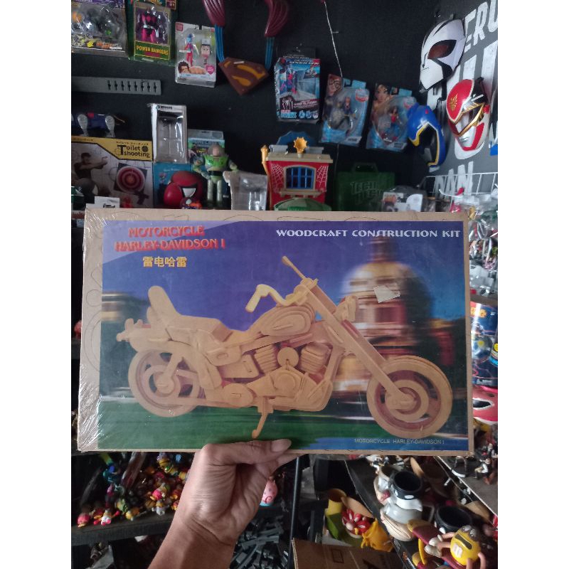 Woodcraft construction kit harley davidson motorcycle Shopee Philippines