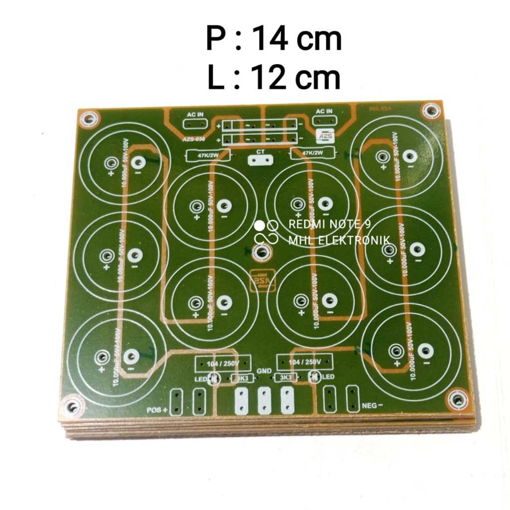 Pcb Psu Elco Class Ab And B Power Amplifier Shopee Philippines