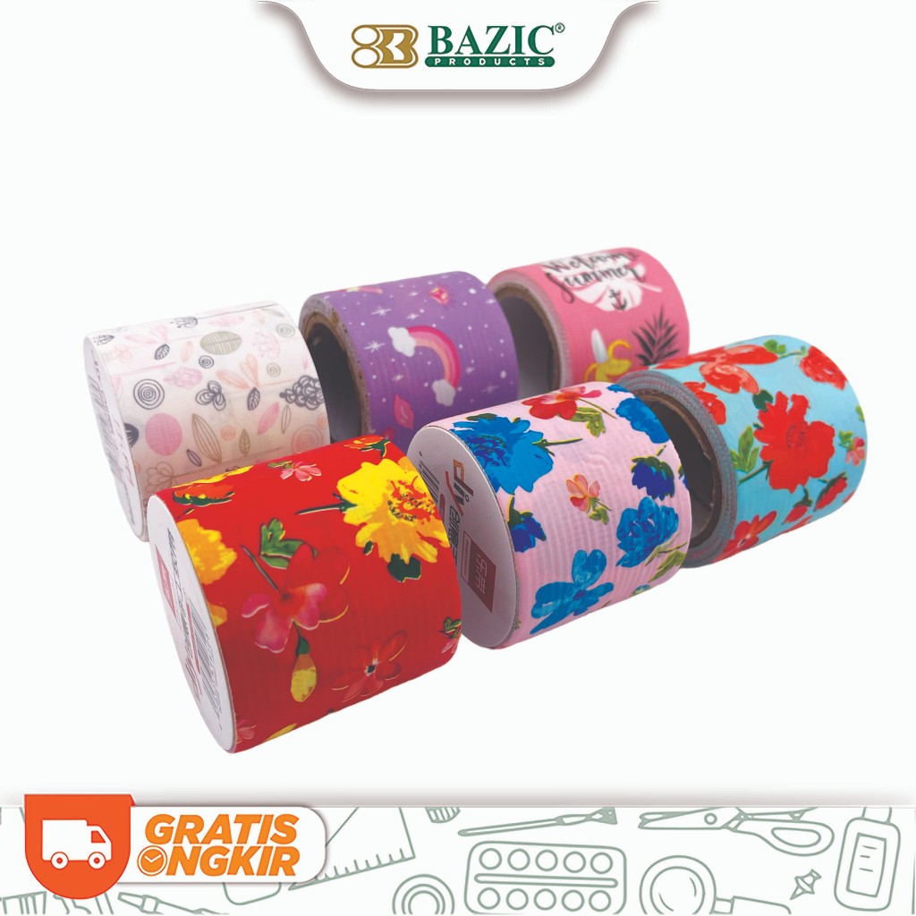 Diy Decorative Cloth Tape Assorted - Cute Cloth Duct Tape | Shopee ...