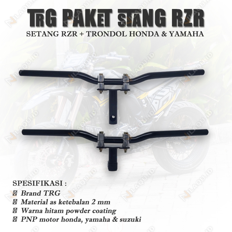 Trg Package Rzr Handlebar Plus Handlebar Holder Honda Yamaha Suzuki Full Set Steering Wheel Stir