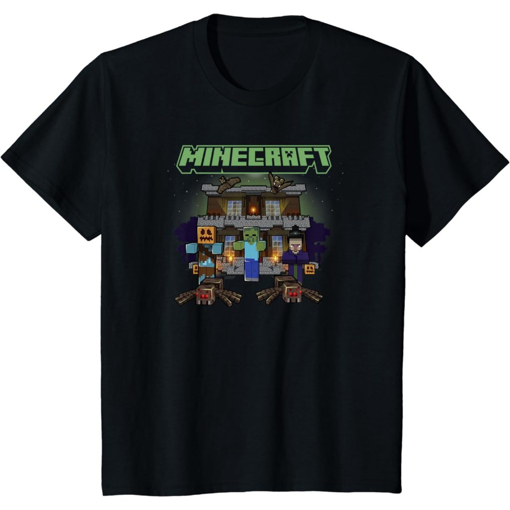 Premium Distro Minecraft Halloween Monsters In Haunted House Group Shot ...