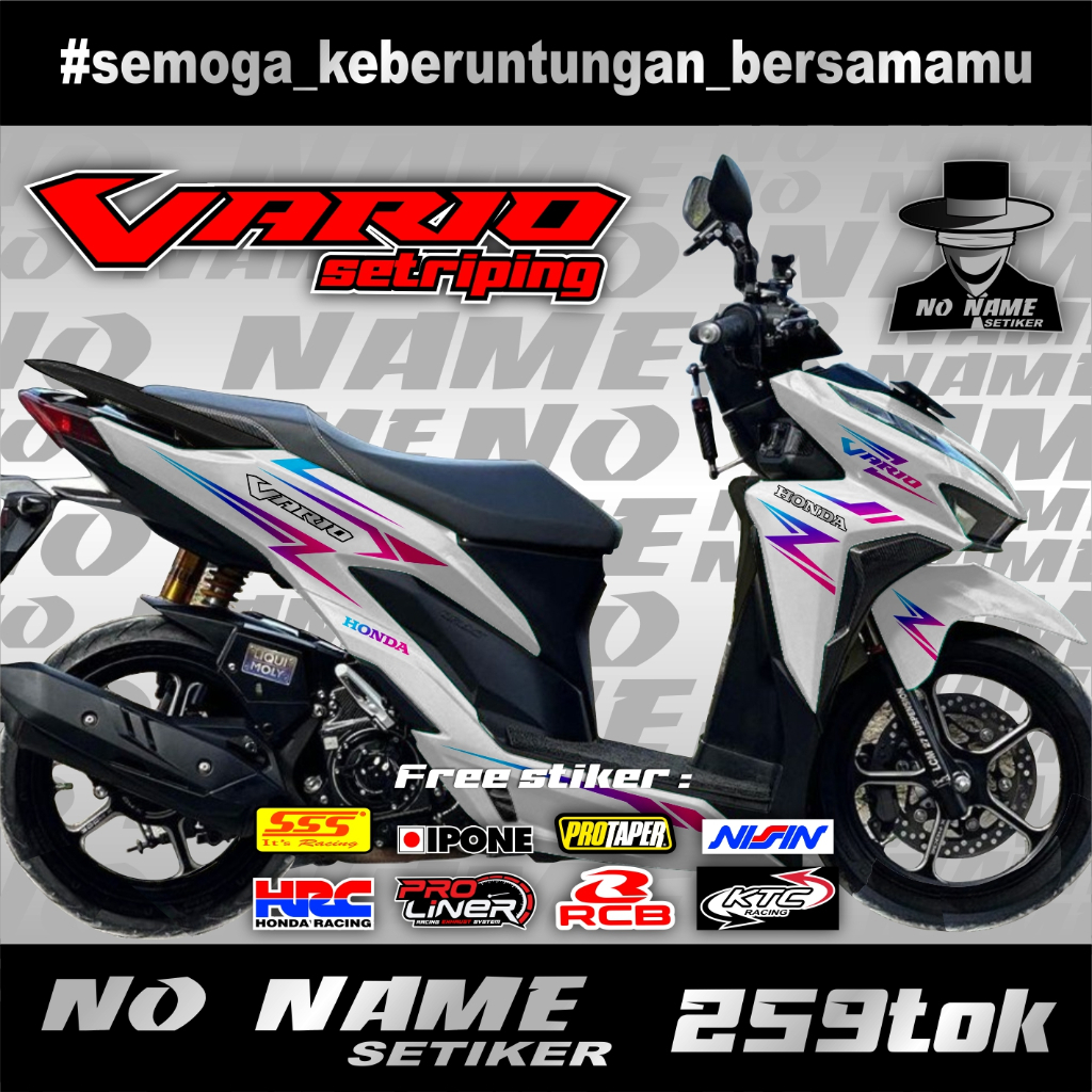 Striping Sticker Variation Of Semifull Vario 125/150 (259tok) New 2018 ...