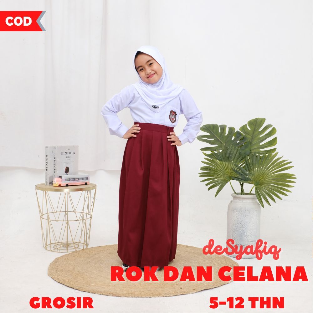 MERAH Red Elementary School Uniform for Grades 1-6 (5-12 years ...