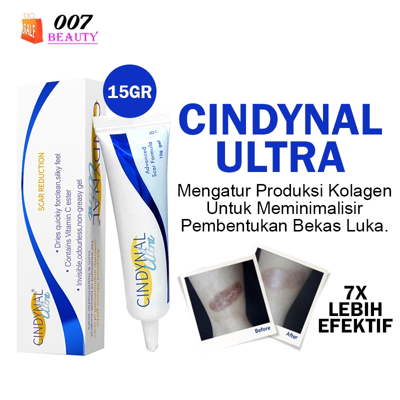 HITAM 15gr Cindynal Ultra Gel Scar Remover/Black Koreng Keloid Medicine