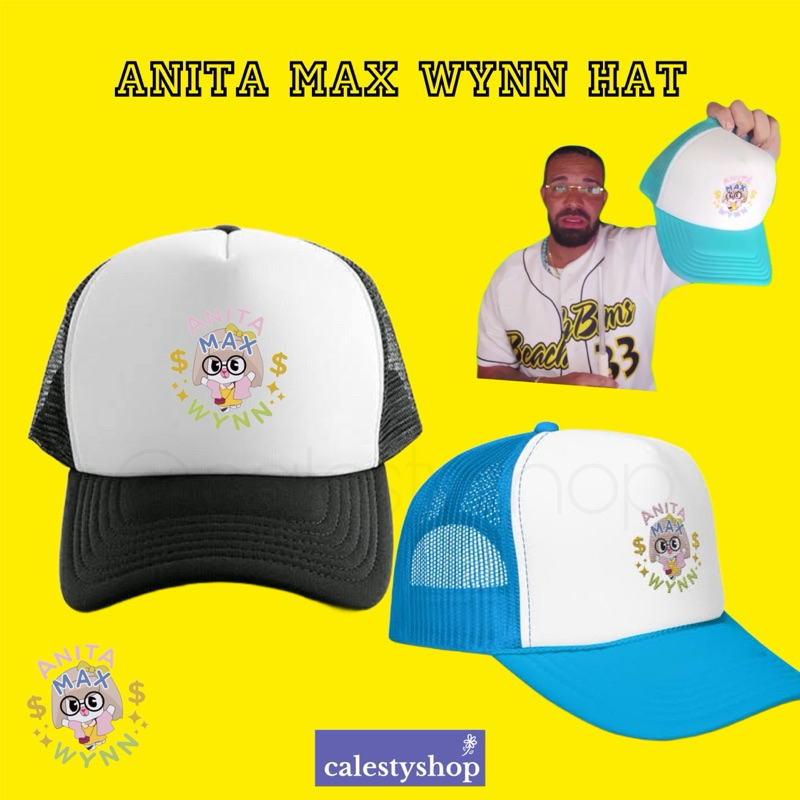 Drake ANITA MAX WYNN Net Hat I NEED THE MAX WIN! Alter EGO MEME BASEBALL JALA TRUCKER CUSTOM