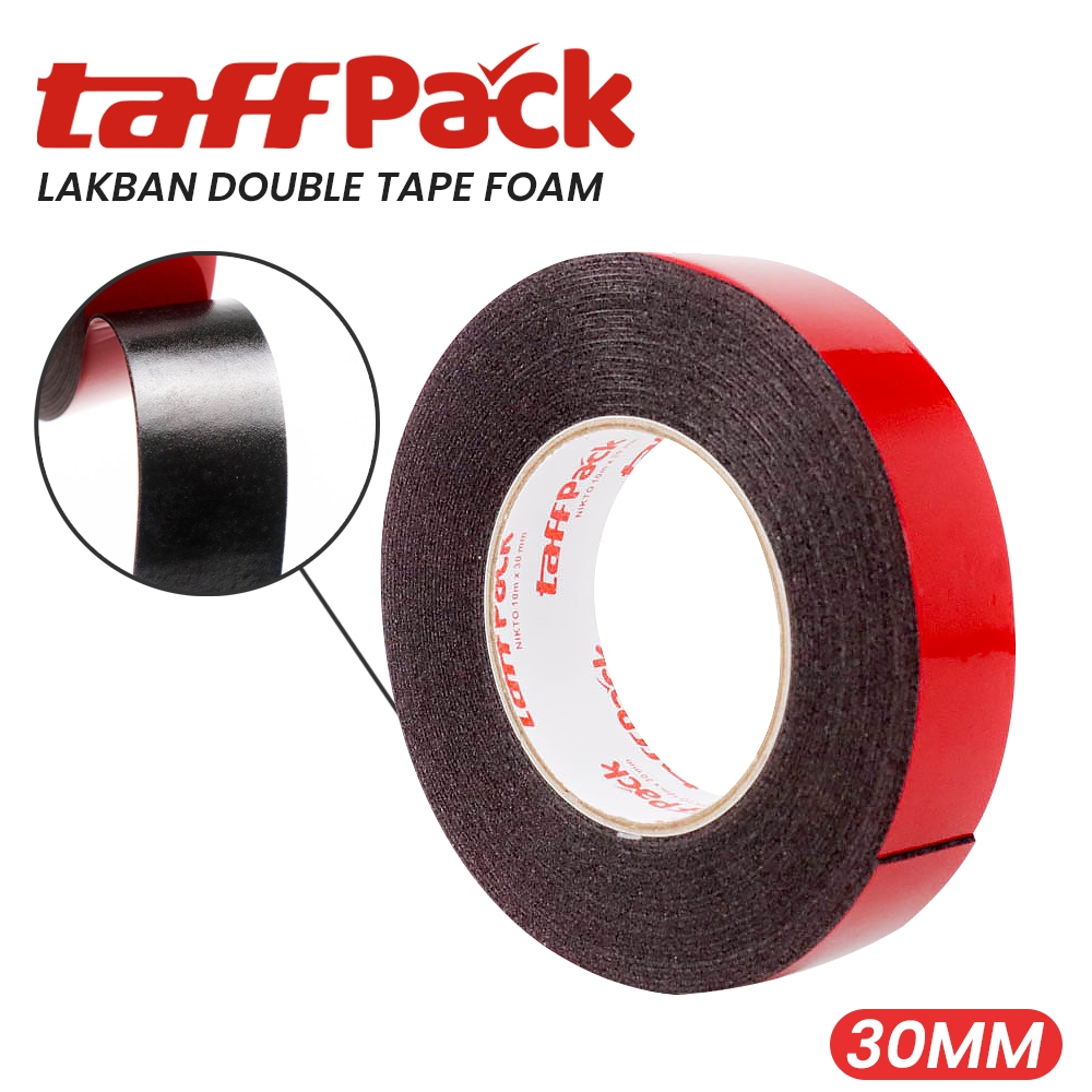 Hitam merah double tape foam double tape thick soft double tape foam