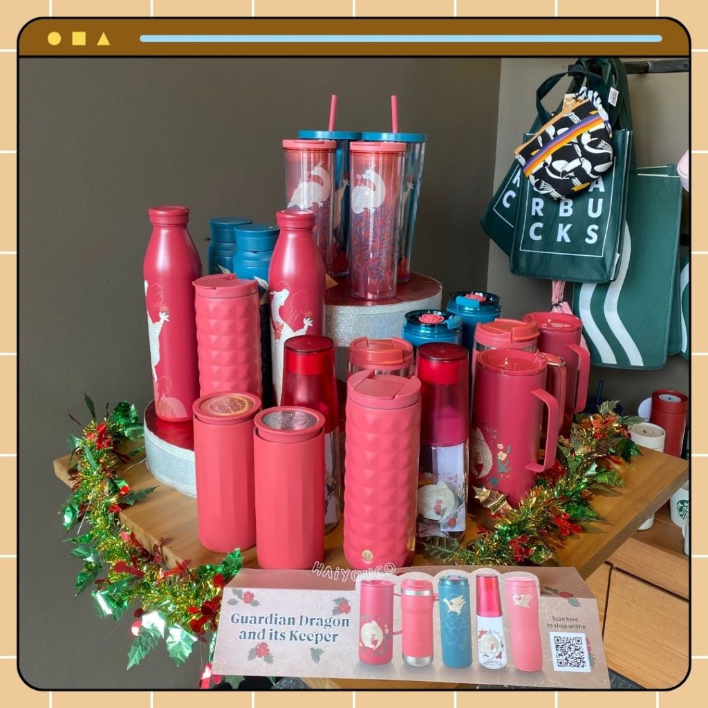 Tumbler Starbucks Winter Year of Dragon CNY 2024/Tumbler Starbucks