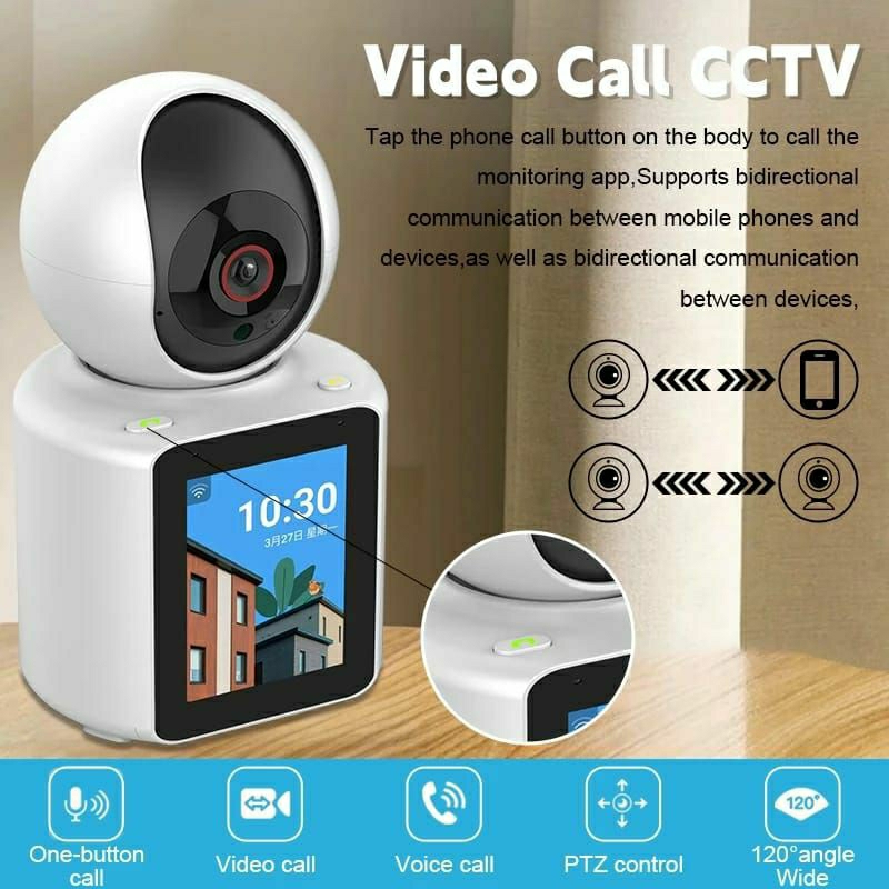 Cctv Video Call IP Smart Camera Video Calling Wifi 2-way Communication ...