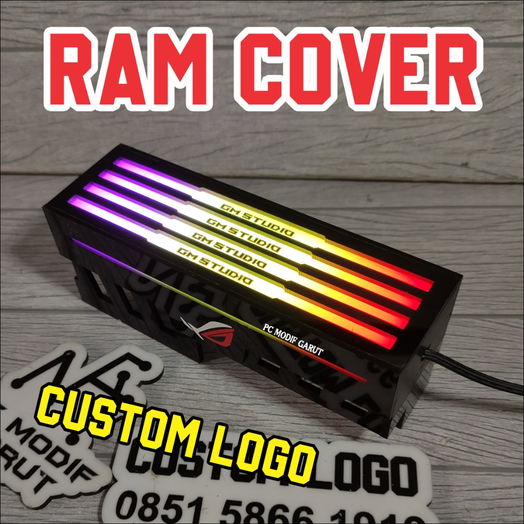 Computer ACCESSORIES GAMING RAM COVER LED RGB ROG EDITION | Shopee ...