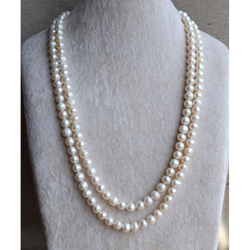 Seawater Pearl necklace Long size | Shopee Philippines