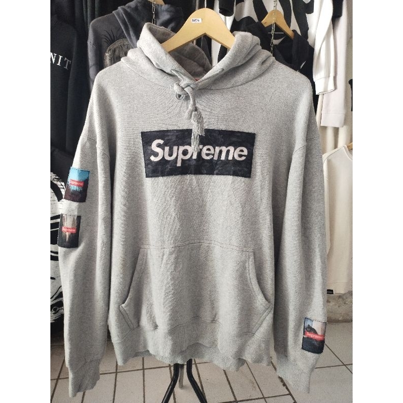 Hoodie Supreme Canada logobox camo seconbranded