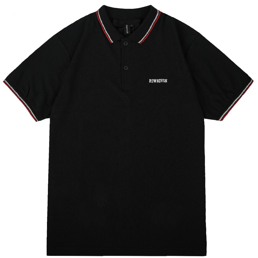 Rown dvsn Polo Shirt - Rown Division Polo Shirt Shigma Black White Red ...