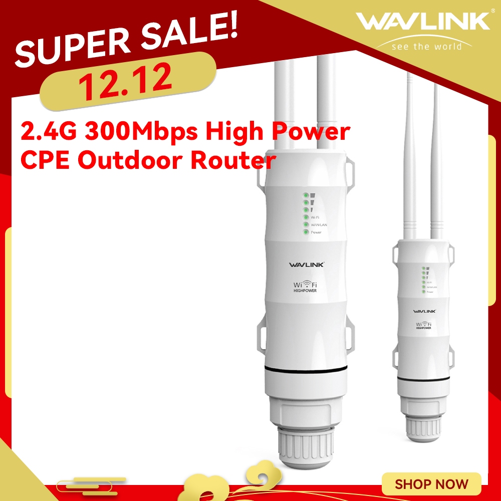 Wavlink 2.4G 300Mbps High Power WiFi Outdoor CPE/Access Point/Repeater