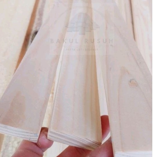 KAYU Dutch Teak Wood Battens wall Panels Smooth Sandpaper Width 3x120