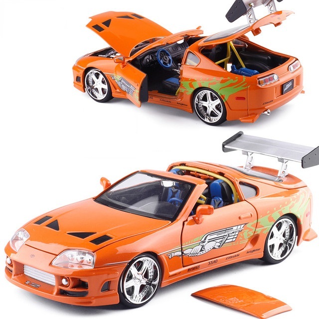 Diecast Miniature Toyota Supra MK4 Brian Fast Furious 24th Scale ...