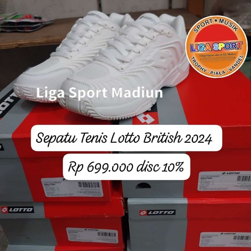 Lotto British Tennis Shoes 2024 100% Original | Shopee Philippines