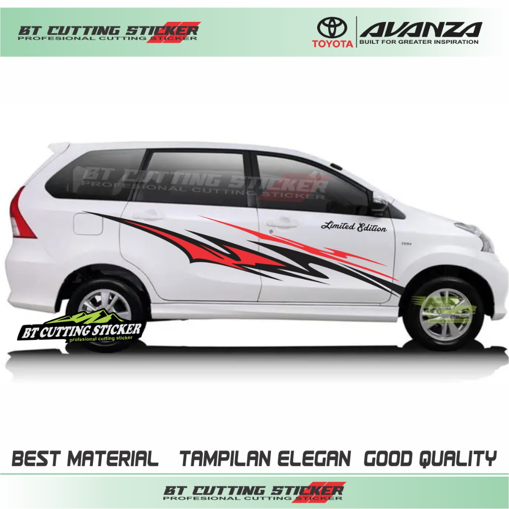 Avanza striping sticker Toyota Avanza sticker Toyota Avanza cutting ...