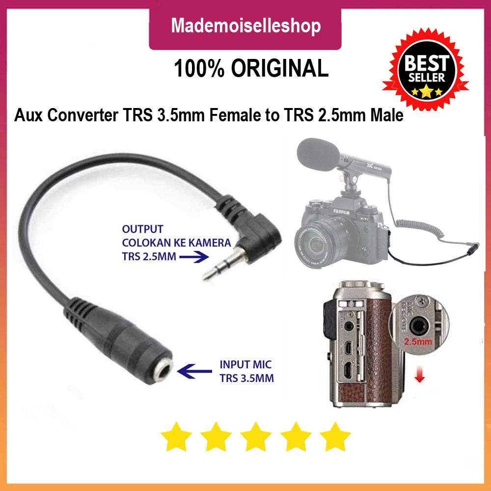 Mm Dslr Mic Adapter Dji Mic Camera Adapter RODE VC1 TRS Microphone