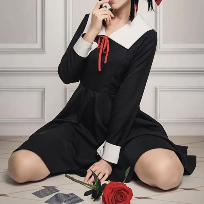 Cosmic Princess Kaguya (2026) Kaguya Orange Kimono Dress Set Outfits Cosplay Costume