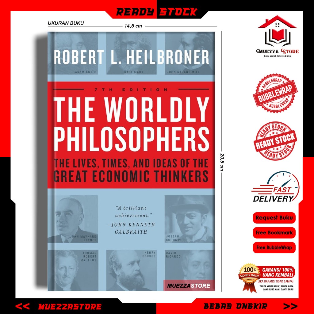 The Worldly Philosophers by Robert L. Heilbroner (English/Indonesia ...