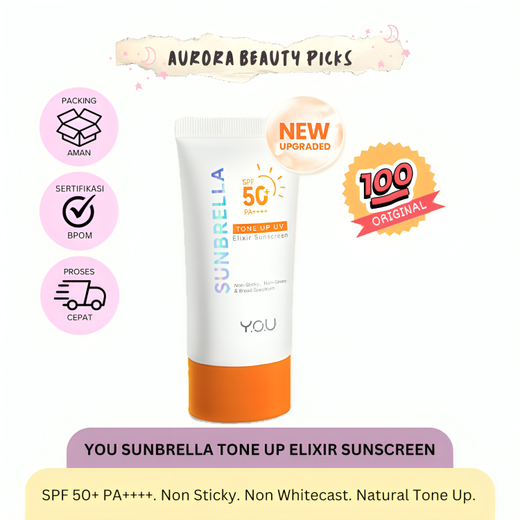 You Sunbrella Tone Up Elixir Hyaluronic Acid SPF 50+ PA++++++Sunscreen ...