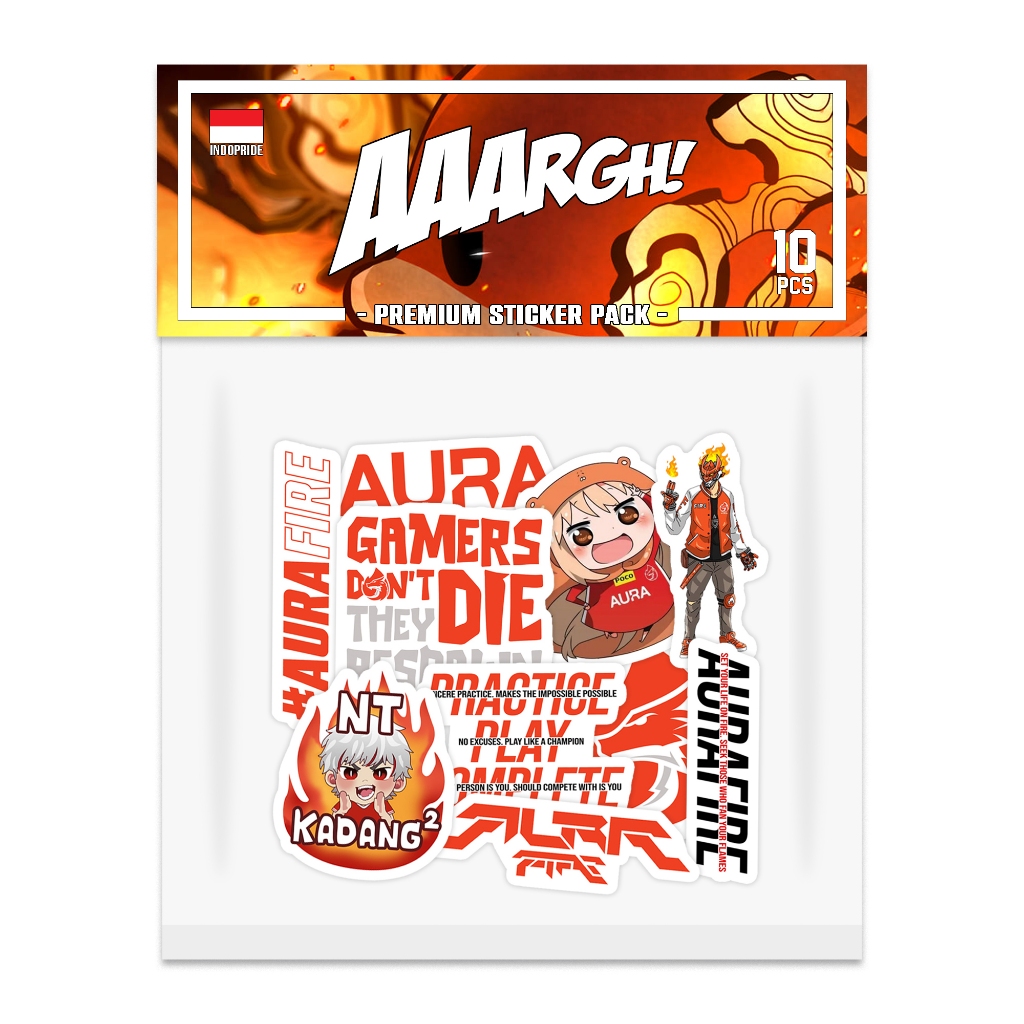 Aura ESPORTS Sticker Pack | Shopee Philippines