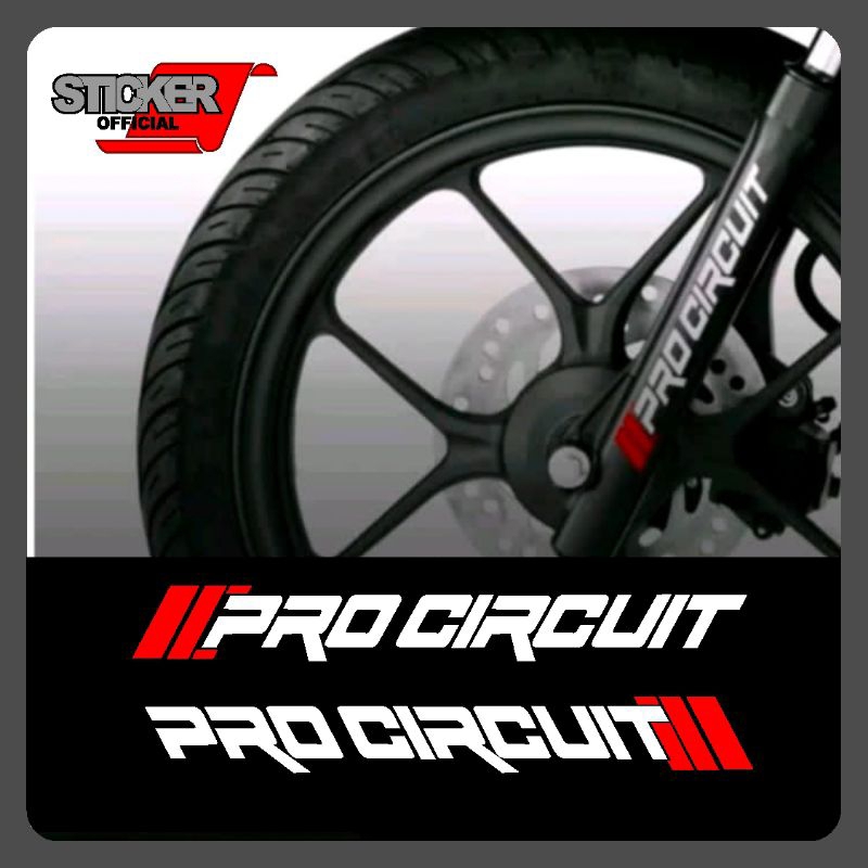 Shock stickers and other pros circuit 2 pcs, full color stickers ...