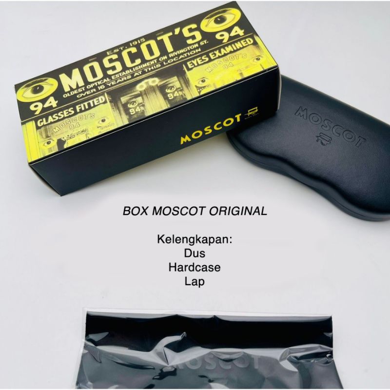 Original FULL SET MOSCOT HARDCASE BOX CASE | Shopee Philippines