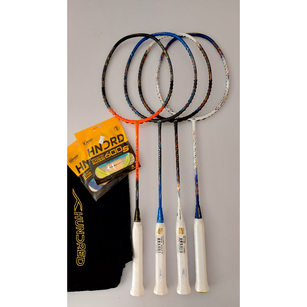 HUNDRED SUPERSONIC / SUPER SONIC / HNDRD Badminton Racket | Shopee ...