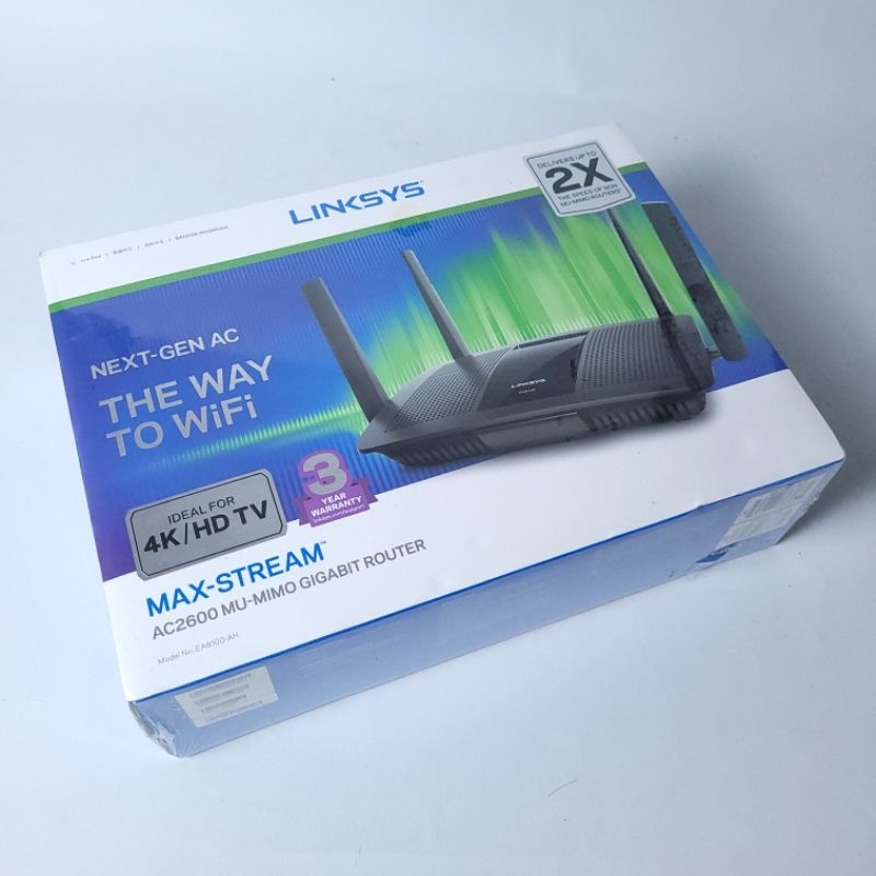 Linksys EA81000-AH max stream AC2600 MU-MIMO gigabit Router | Shopee ...