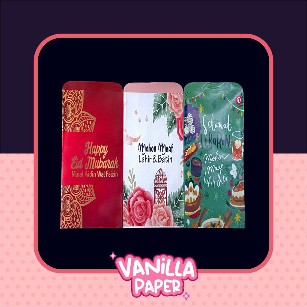 Eid Envelope / Eid Al-Fitr Envelope with Muslim Motif (Large) | Shopee ...