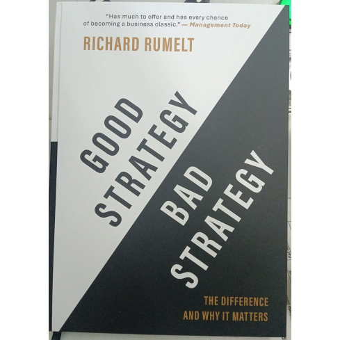 Good Strategy Bad Strategy by Richard Rumelt (Hardcover) | Shopee ...