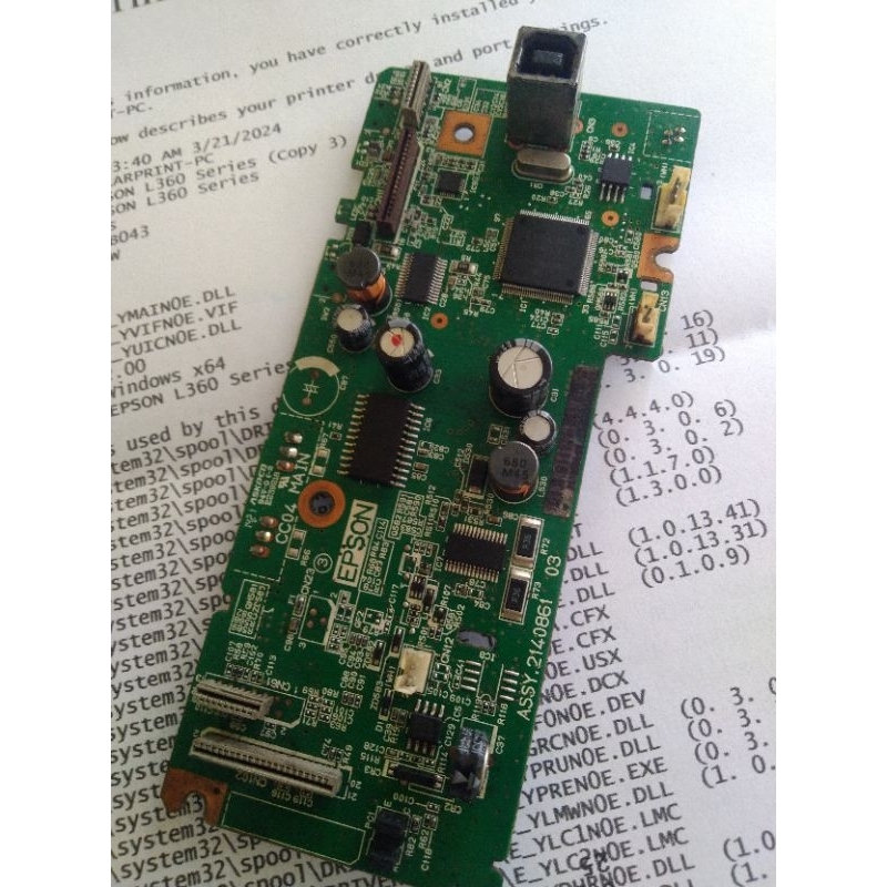 Epson L360 Motherboard Full Tag | Shopee Philippines